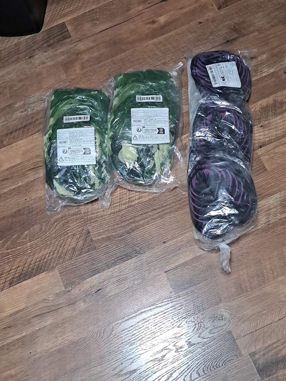 Pack of Decorative Artificial  - Green & Purple Xl